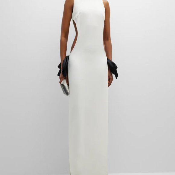 Monot Cut Out Dress With Bows - Picture 1 of 8